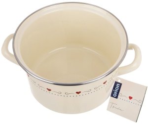 Ambition Garnek emaliowany kremowy TONCA 20 cm, 3 l 7