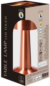 Lampa stołowa Slowmoose Lampka stołowa miedziana 21 LED 21 cm 4