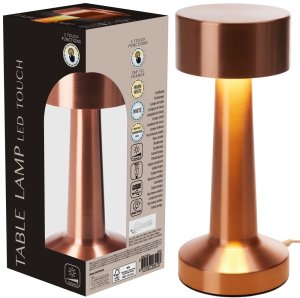 Lampa stołowa Slowmoose Lampka stołowa miedziana 21 LED 21 cm 5