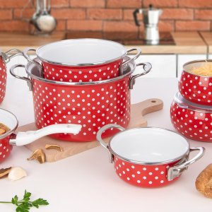 Lumarko Garnek emaliowany TECKA 18 cm, 2 l 2