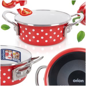 Lumarko Garnek emaliowany TECKA 14 cm, 600 ml 7