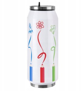 Orion Kubek termiczny puszka kredki 500 ml 4