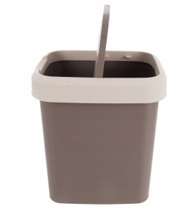Kosz na śmieci Stefanplast Kosz na śmieci plastikowy brązowy 12 l 4