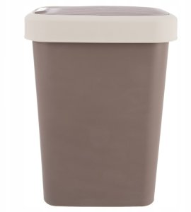 Kosz na śmieci Stefanplast Kosz na śmieci plastikowy brązowy 25 l 6