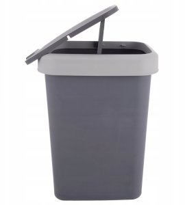 Kosz na śmieci Stefanplast Kosz na śmieci plastikowy szary 25 l 5