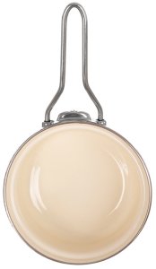 Elo-Pol Rondel emaliowany kremowy MAKI 14 cm, 650 ml 3