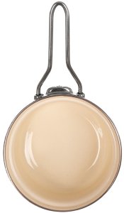 Emalia Pleszew Rondel emaliowany kremowy MAKI 16 cm, 950 ml 2