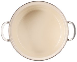 Lumarko Garnek emaliowany kremowy MAKI 18 cm, 2 l 5