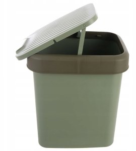 Kosz na śmieci Bigbuy Home Kosz na śmieci plastikowy zielony 12 l 5