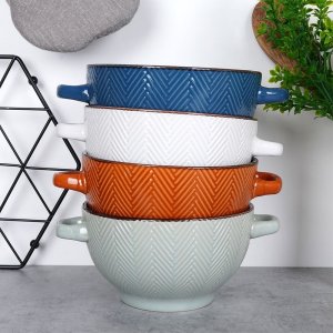Siaki Collection Miseczki ceramiczne 620 ml 4 szt. 4