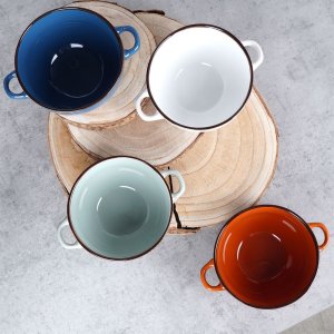 Siaki Collection Miseczki ceramiczne 620 ml 4 szt. 7