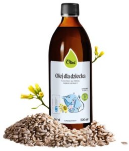 Carriwell Olini Olej dla dziecka z witaminami A D3 E K2 500ml 2