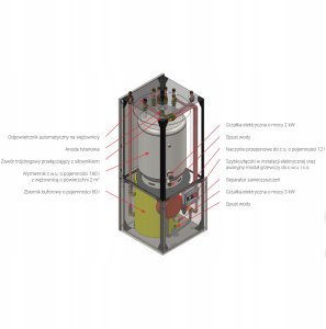 Azo SG-000645S / GALMET / HYBRYDOWY SYSTEM GRZEWCZY PRIMA 1F R32 8GT + SZAFA HYDRAULICZNA GT160 + CENTRALA SMART SINUM 4