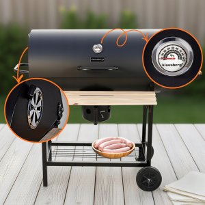 Klausberg GRILL WĘGLOWY BBQ Z POKRYWĄ, Klausberg KB-9033 6