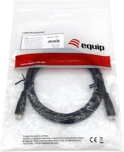 Equip Equip 128833 kabel USB USB 2.0 0,5 m USB C Czarny 3
