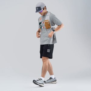RockBros Szorty Rockbros YDDK015 z paskiem rozmiar XXL - czarne 3