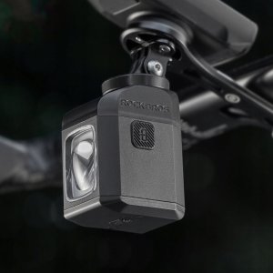 RockBros Lampka rowerowa Rockbros M8 1600lm przednia z pilotem 10m akumulatorowa 4000 mAh - czarna 4