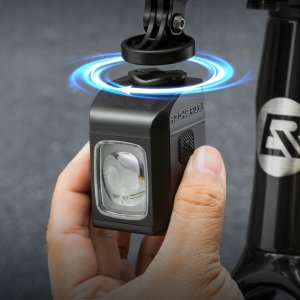 RockBros Lampka rowerowa Rockbros M8 1600lm przednia z pilotem 10m akumulatorowa 4000 mAh - czarna 10