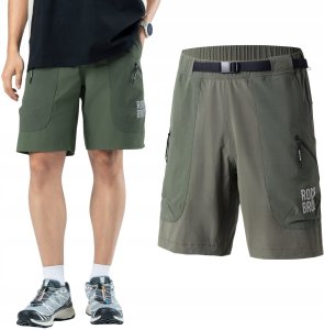 RockBros Szorty Rockbros YDDK015 z paskiem rozmiar XXL - zielone 2