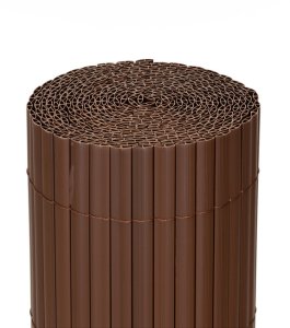 Springos Osłona PVC maskująca na balkon, taras, ogrodzenie 400x100 cm brązowa UNIWERSALNY 3