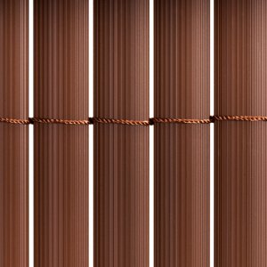 Springos Osłona PVC maskująca na balkon, taras, ogrodzenie 400x100 cm brązowa UNIWERSALNY 6
