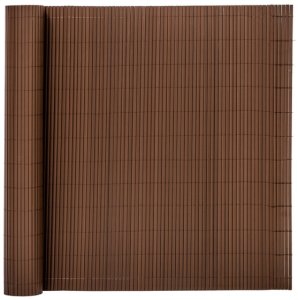 Springos Osłona PVC maskująca na balkon, taras, ogrodzenie 400x100 cm brązowa UNIWERSALNY 7