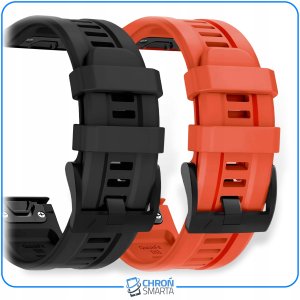 ChronSmarta Pasek ChronSmarta do smartwatch'a Garmin Fenix 5X 6X Pro 7X 7X Solar QuickFit 26mm (Szary) 2