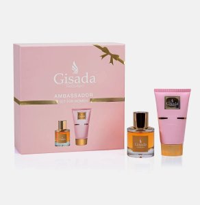 Gisada Set Gisada: Ambassadora, Eau De Parfum, For Women, 50 ml + Ambassador, Cleansing, Shower Gel, All Over Body, All Skin Types, 100 ml For Women 2