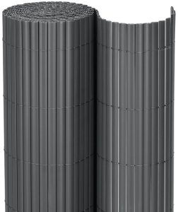 Springos Osłona PVC maskująca na balkon, taras, ogrodzenie 500x120 cm ciemnoszara UNIWERSALNY 11