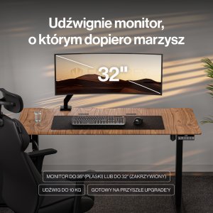 Endorfy Uchwyt biurkowy Atlas GS Single na monitor do 32" (EY8F008) 15