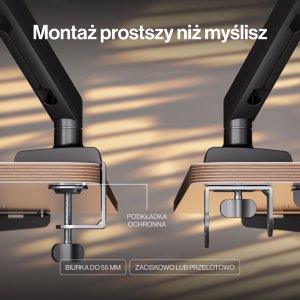 Endorfy Uchwyt biurkowy Atlas GS Single na monitor do 32" (EY8F008) 16