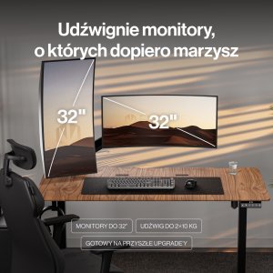 Endorfy Uchwyt biurkowy Atlas GS Double na monitor do 32" (EY8F009) 12