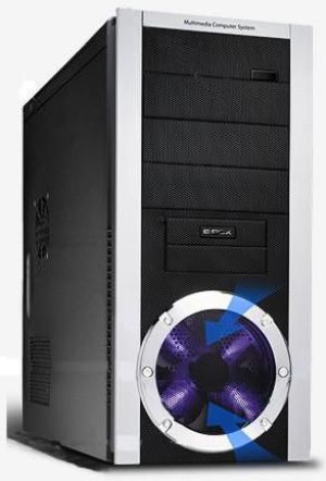 Obudowa Fever GL09A-BK GLADIATOR, 2 x USB, audio, FireWire, PPFC400 1