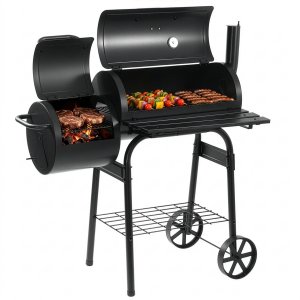 Lehmann HG GRILL WĘGLOWY OGRODOWY BECZKA Z WĘDZARNIĄ LEHMANN VIRGINIA 3