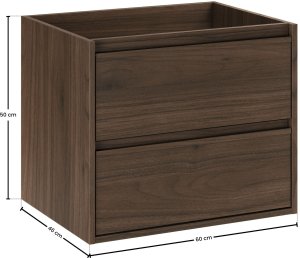 Leloup Szafka pod umywalkę 60cm 2 szuflady 4