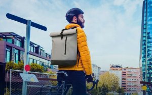 TnB Plecak Torba na hulajnogę hulajnoga rower wodoodporny Roll-top 25L Duży TNB / UMWATERBAG2GN 8