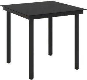 vidaXL Zestaw stolików kawowych 5 pcs Czarny i kremowo-biały 3