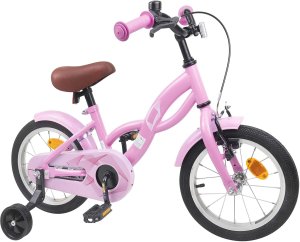 vidaXL vidaXL Rower Dziecięcy 12 Cali dla dzieci w wieku 2-4 lata Jasny róż 2