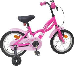 vidaXL vidaXL Rower Dziecięcy 12 Cali dla dzieci w wieku 2-4 lata Ciemny Róż 3