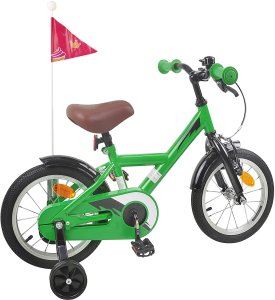 vidaXL vidaXL Rower Dziecięcy 12 Cali dla dzieci w wieku 2-4 lata Zielony 2