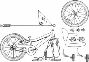 vidaXL vidaXL Rower Dziecięcy 12 Cali dla dzieci w wieku 2-4 lata Zielony 7