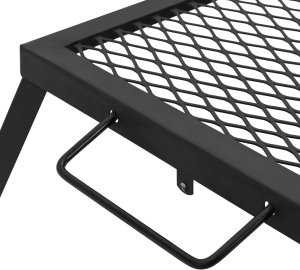 vidaXL vidaXL Składany Grill Campingowy Czarny 31,5 x 26,5 x 4 cm 7