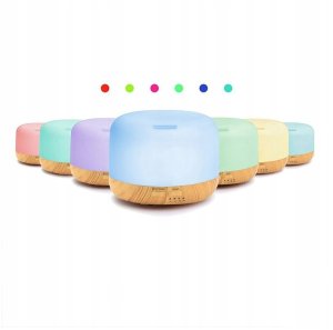 Dyfuzor zapachowy 4kom.pl NAWILŻACZ POWIETRZA LAMPKA NOCNA RGB DYFUZOR AROMATERAPIA JONIZATOR ZAPACHU 6