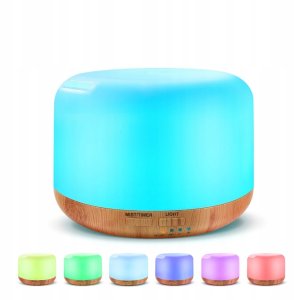 Dyfuzor zapachowy 4kom.pl NAWILŻACZ POWIETRZA LAMPKA NOCNA RGB DYFUZOR AROMATERAPIA JONIZATOR ZAPACHU 7