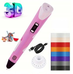 Długopis 3D XMaster Długopis 3D drukarka 3d PEN zestaw XXL Niebieski wkłady filament szablony 13
