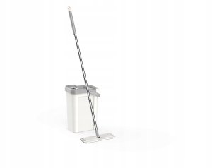 Mop Logan MOP PŁASKI 33CM 3 WKŁADY DWUKOMOROWE WIADRO 12