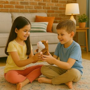 Anek Gadający Interaktywny Chomik Gaduła Przytulanka Dla Dzieci Przedrzeźniacz 13