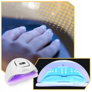 Lampa do paznokci Realac Lampa uv led do paznokci mocna do żeli hybryd hybrydy sun 80W LCD 36 diod 6
