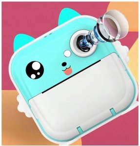 Drukarka etykiet Drukuś mini drukarka termiczna Aparat natychmiastowy GRY papier rolki XXL 4