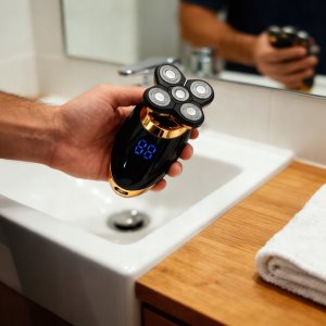 Wilkinson Sword Golarka Męska Maszynka Do Golenia i Włosów Trymer Do Nosa Brody i Głowy LCD 4